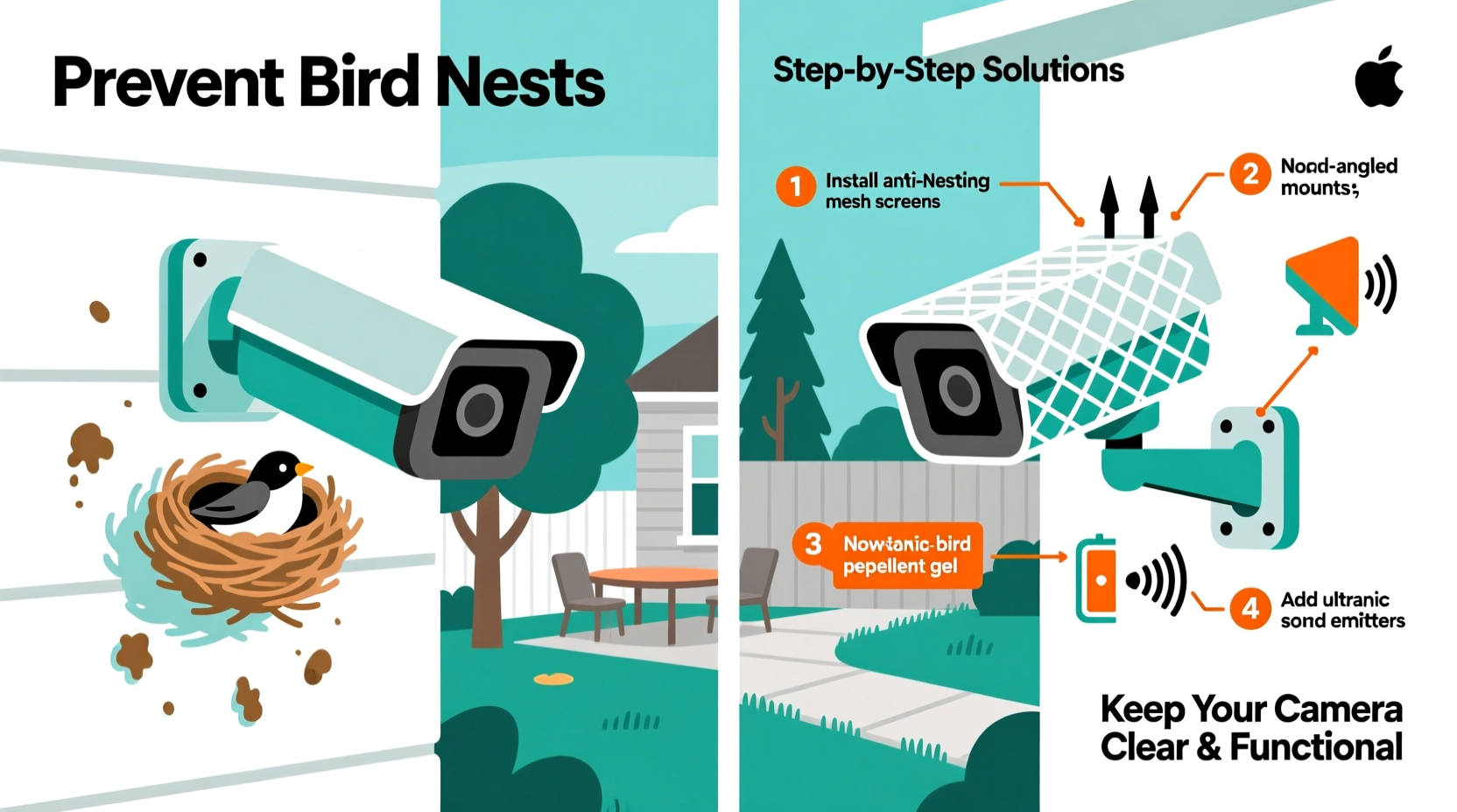 How To Stop Birds From Nesting In Your Outdoor Security Cameras
