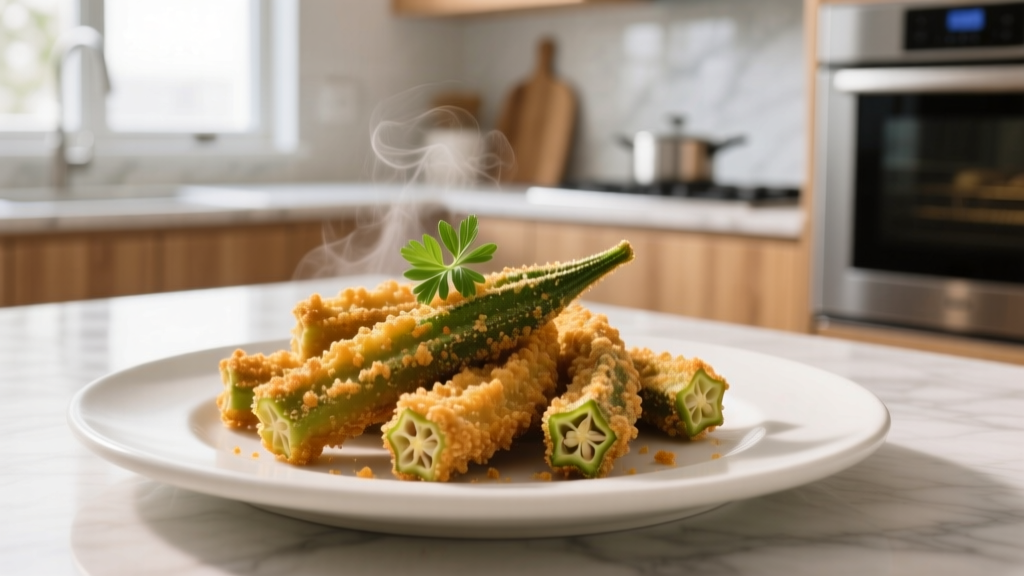 Crispy Breaded Okra in Air Fryer: No Soggy, No Greasy