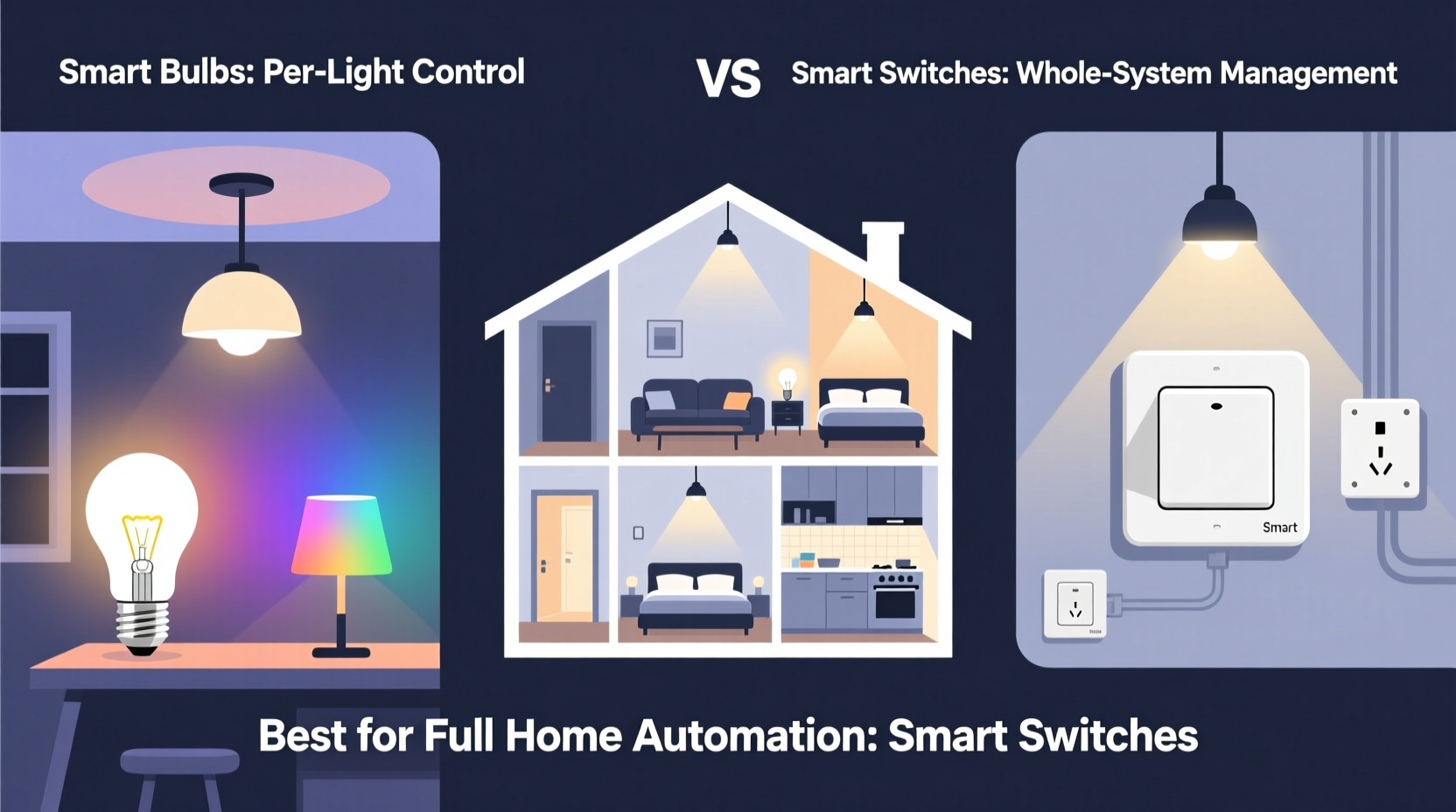 Smart Bulbs Vs Smart Switches Which Gives Better Control For Whole Home ...