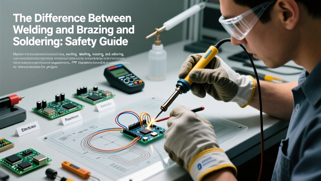 The Difference Between Welding and Brazing and Soldering: Safety Guide