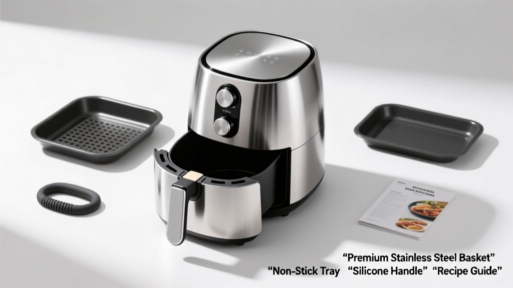 Best Stainless Steel Air Fryer with Stainless Basket