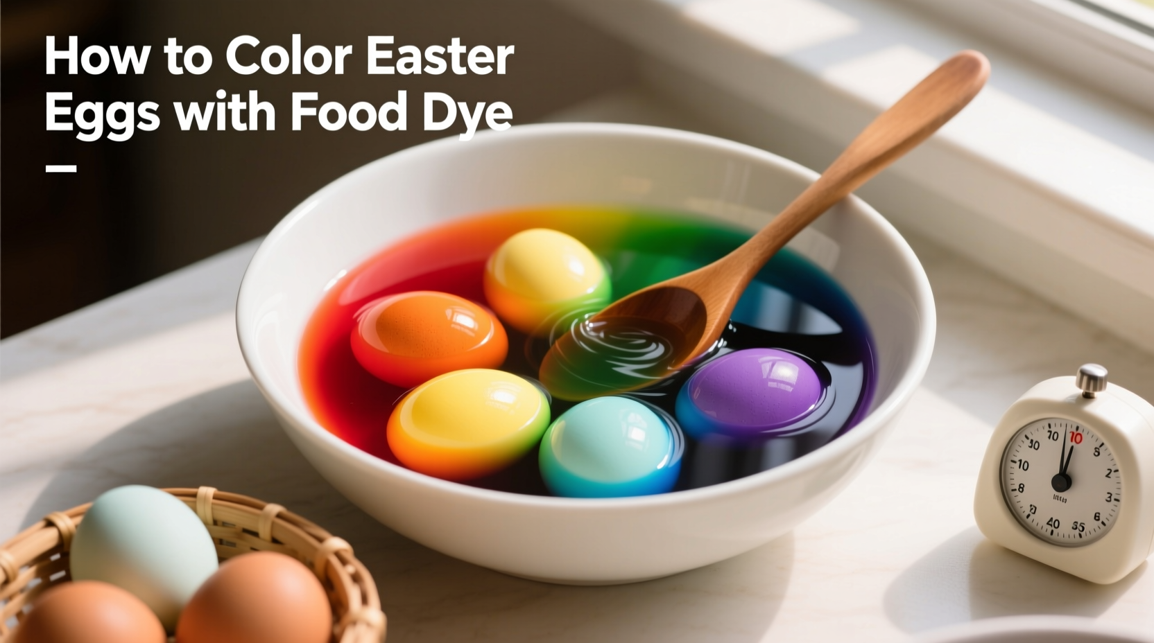 how to color eggs with food dye