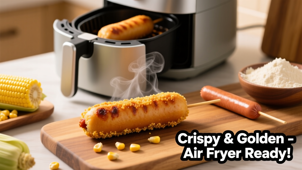 Frozen Corn Dog Air Fryer Time: Crispy, Golden & Safe