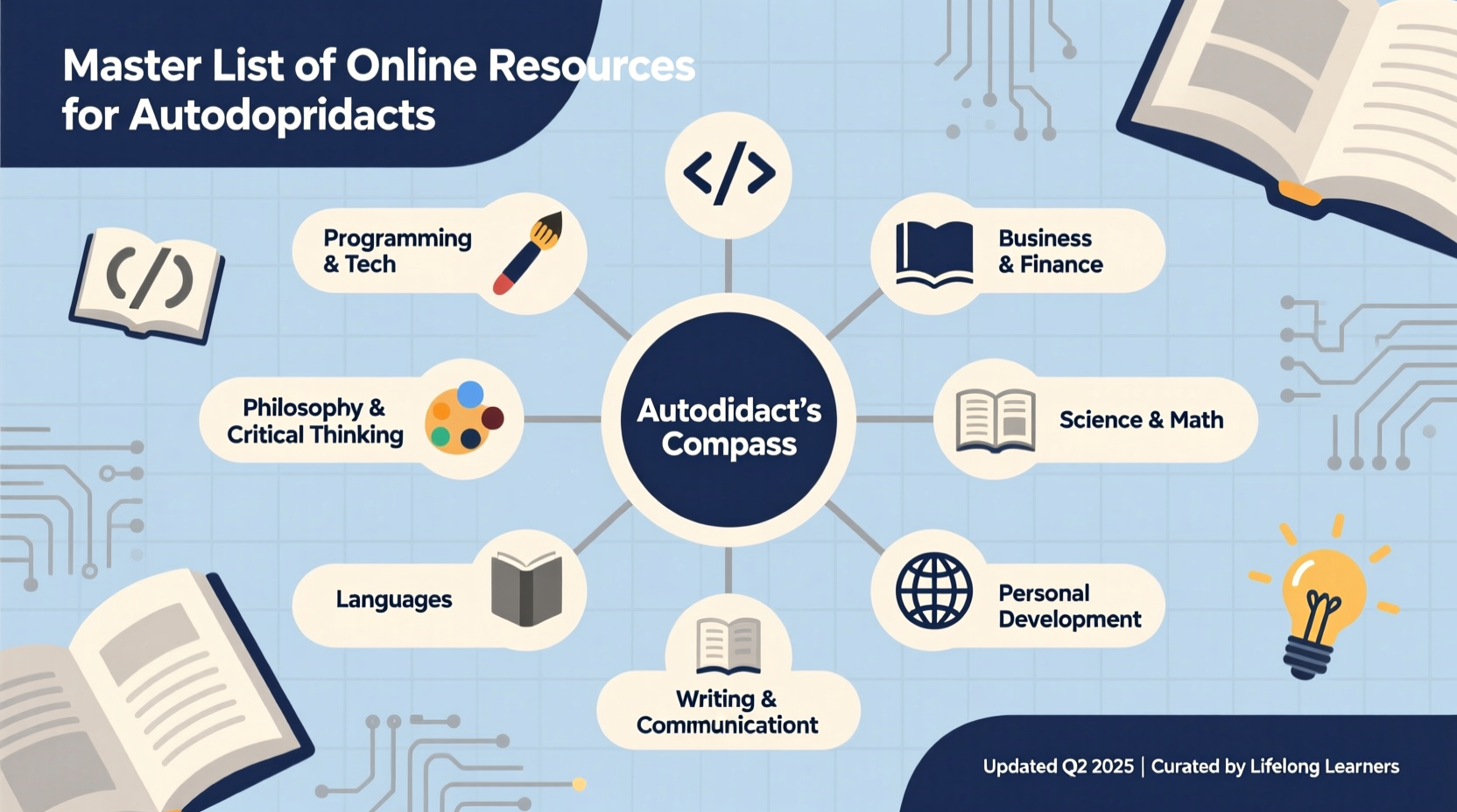 master list of online resources for autodidacts