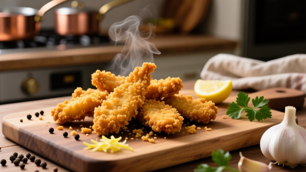 Crispy Air Fried Chicken Tenders with Panko