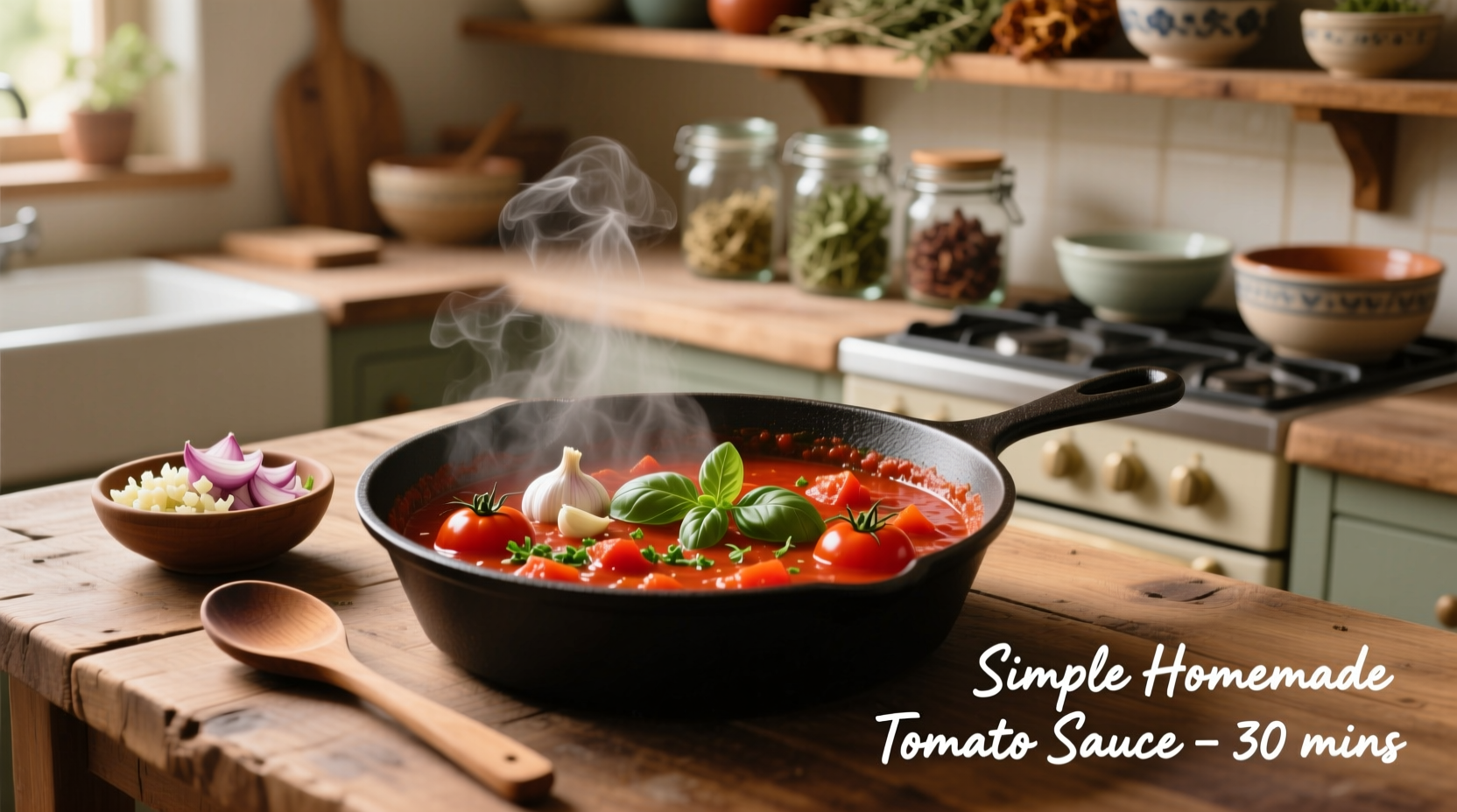 Perfect Homemade Tomato Sauce Recipe in 30 Minutes