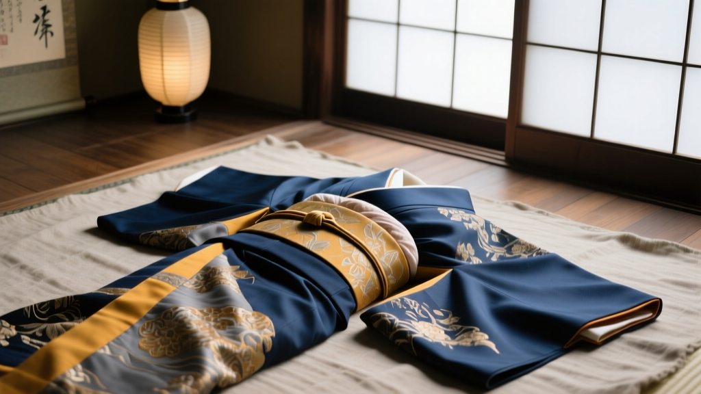 Edo Period Kimono: Sumptuary Laws, Iki Aesthetics, and the Obi