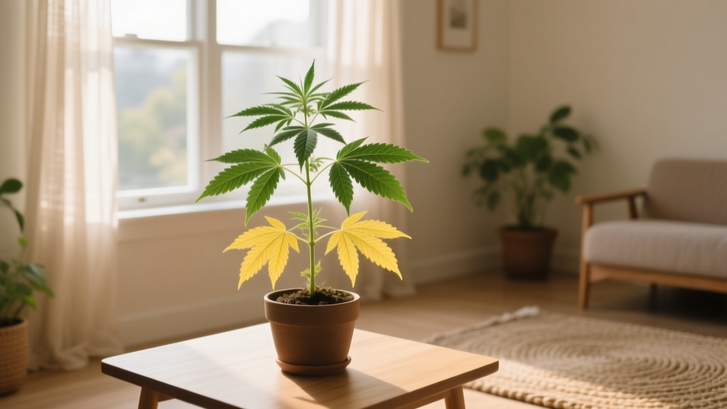Weed Plants Indoors: When to Transition Before Yellow Leaves