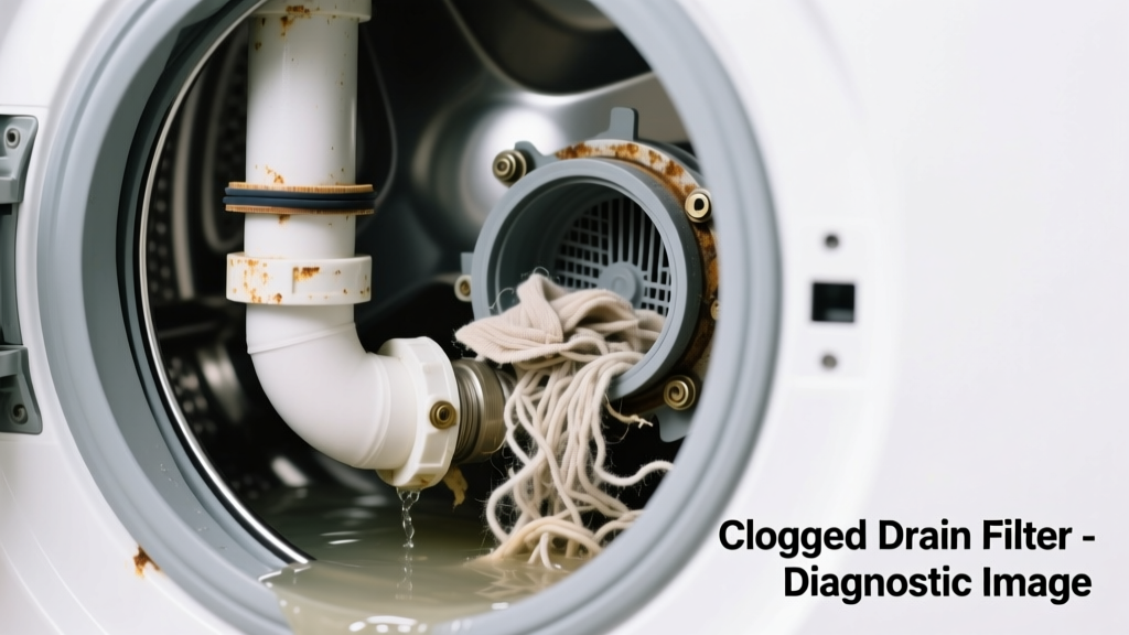 Washing Machine Drain Clogged and Not Working at All