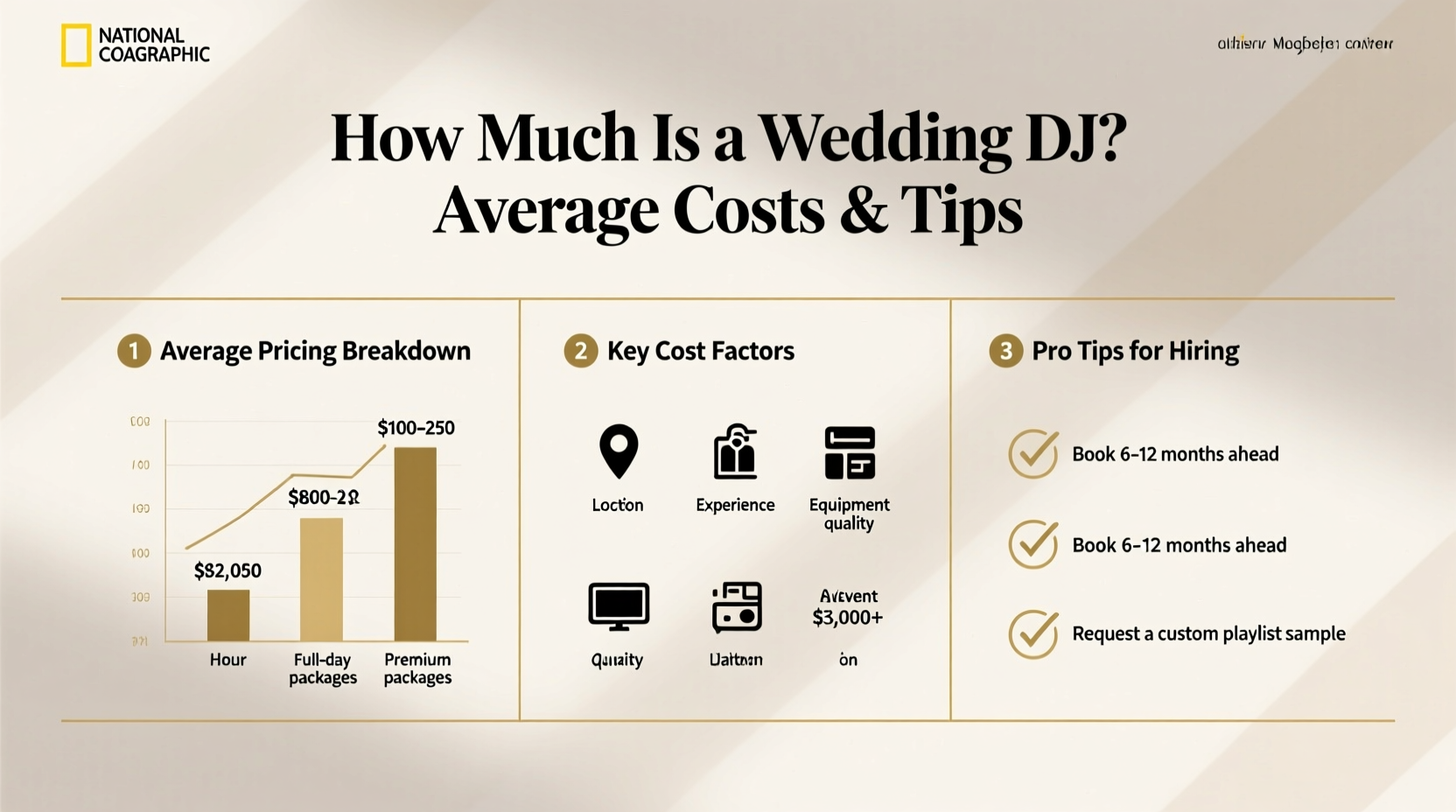 how much is a wedding dj
