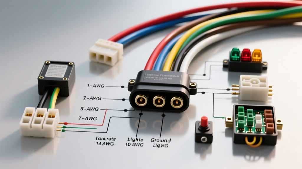 7-Way Electric Trailer Brake Wiring Diagram for Trucks