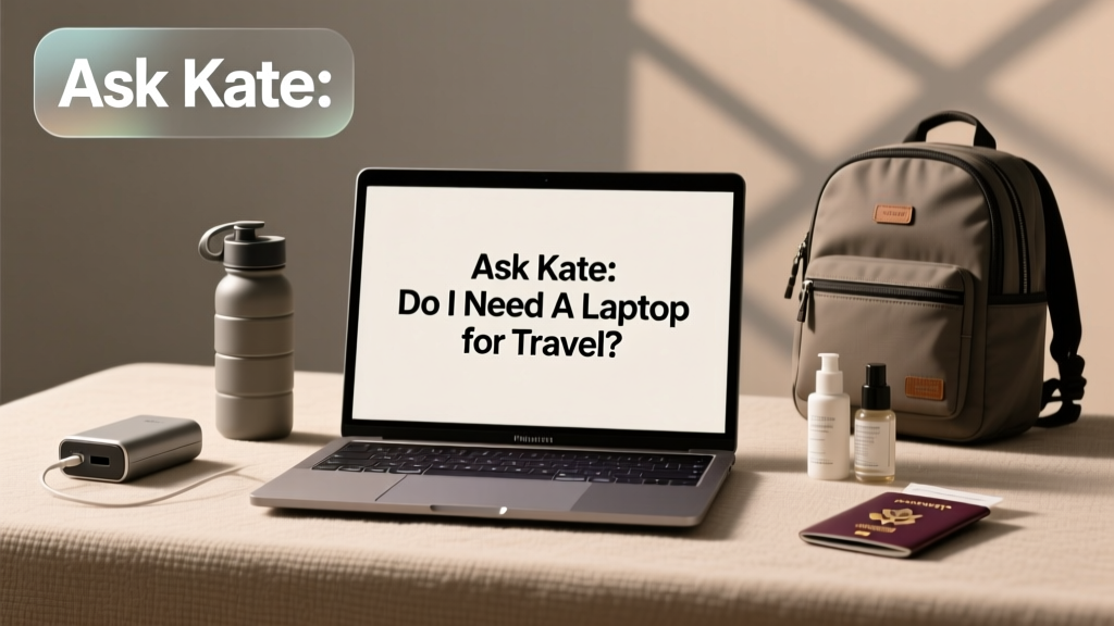 Ask Kate: Do I Need a Laptop for Travel?