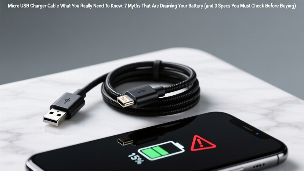 Micro USB Charger Cable What You Really Need To Know: 7 Myths That Are Draining Your Battery (and 3 Specs You Must Check Before Buying)