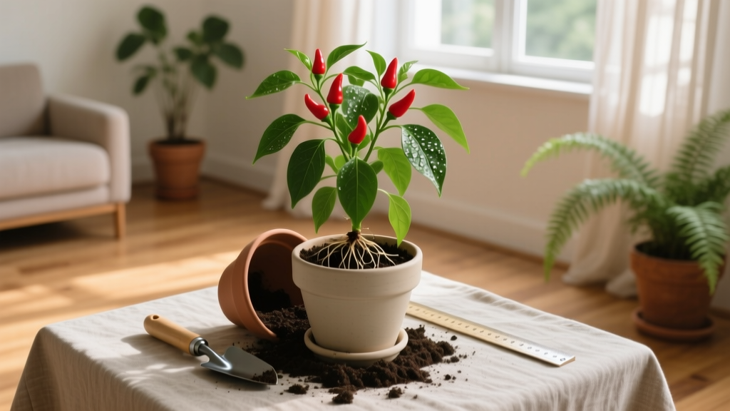 Indoor Chilli Plant Repotting Guide (2026)