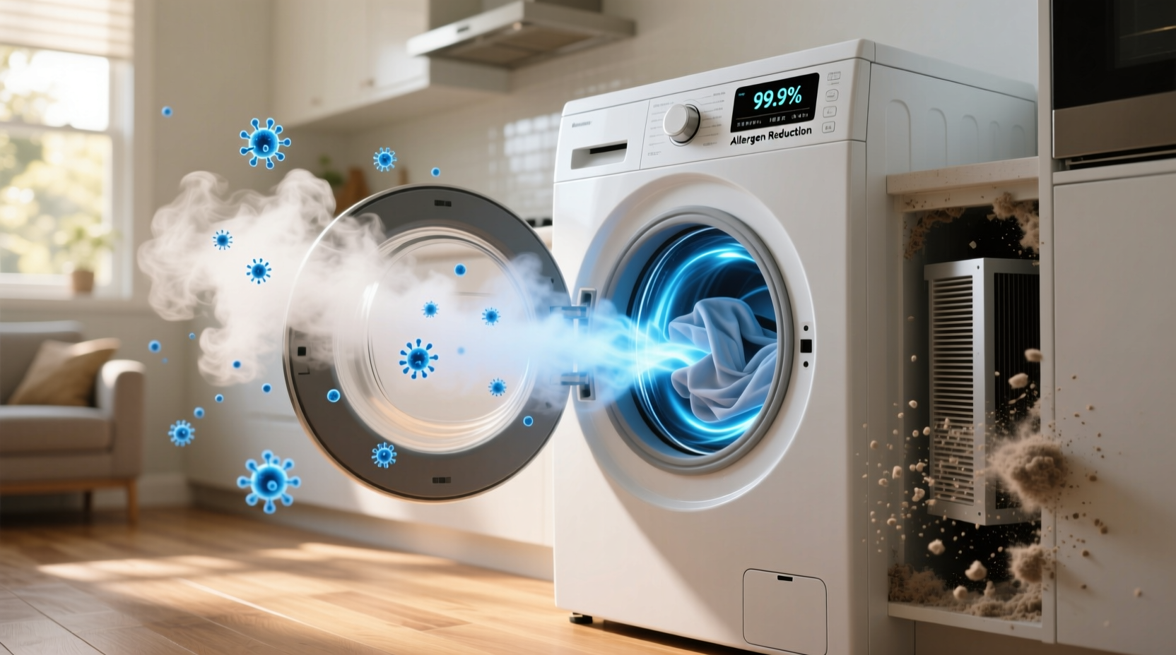 steam washer vs hepa filter for allergies