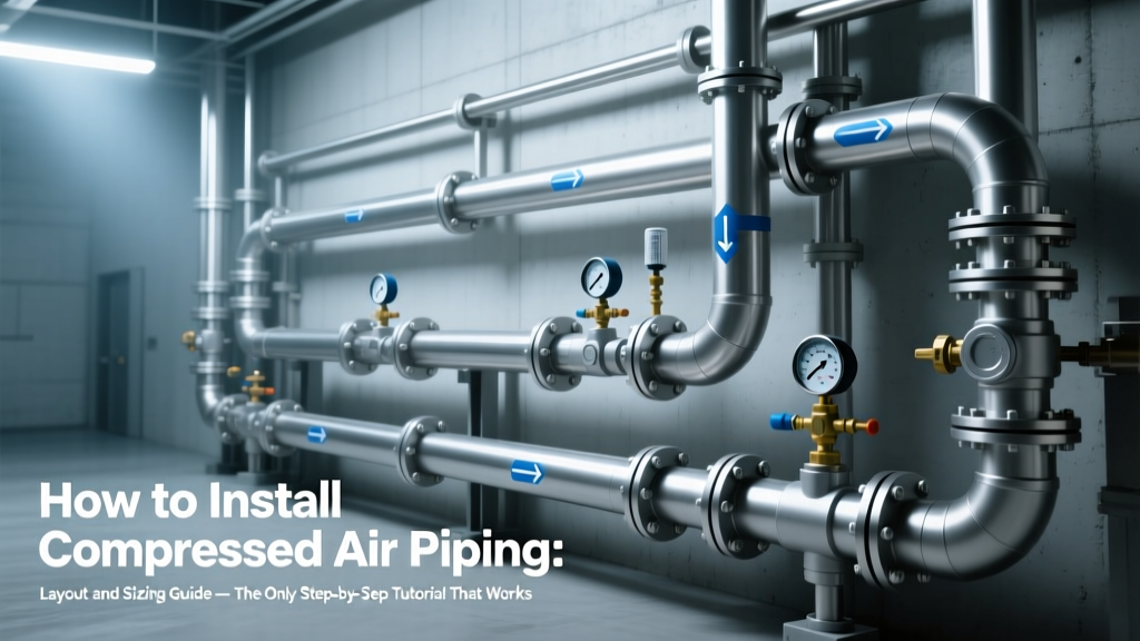 Compressed Air Piping: Layout, Sizing & Energy Savings