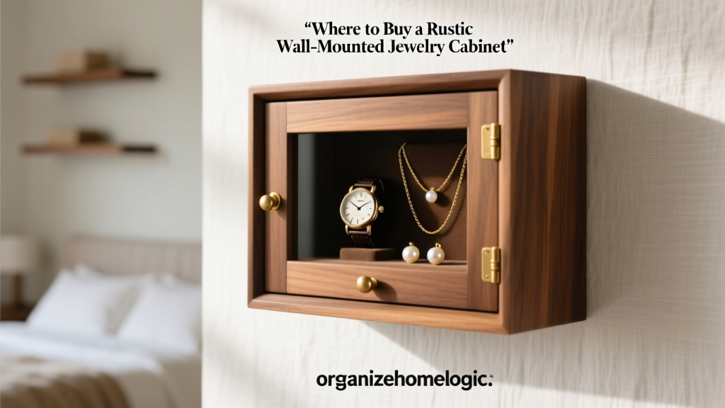 Where to Buy a Rustic Wall Mounted Jewelry Cabinet