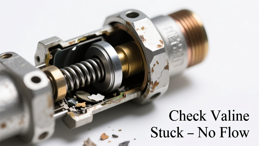 Check Valve Stuck and Not Working at All: Quick Diagnosis