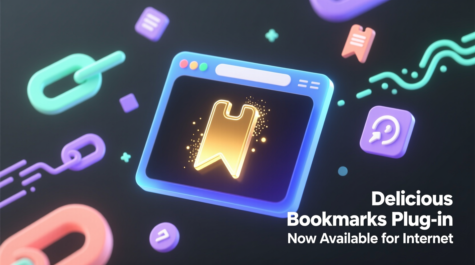 del icio us bookmarks plug in now available for interne