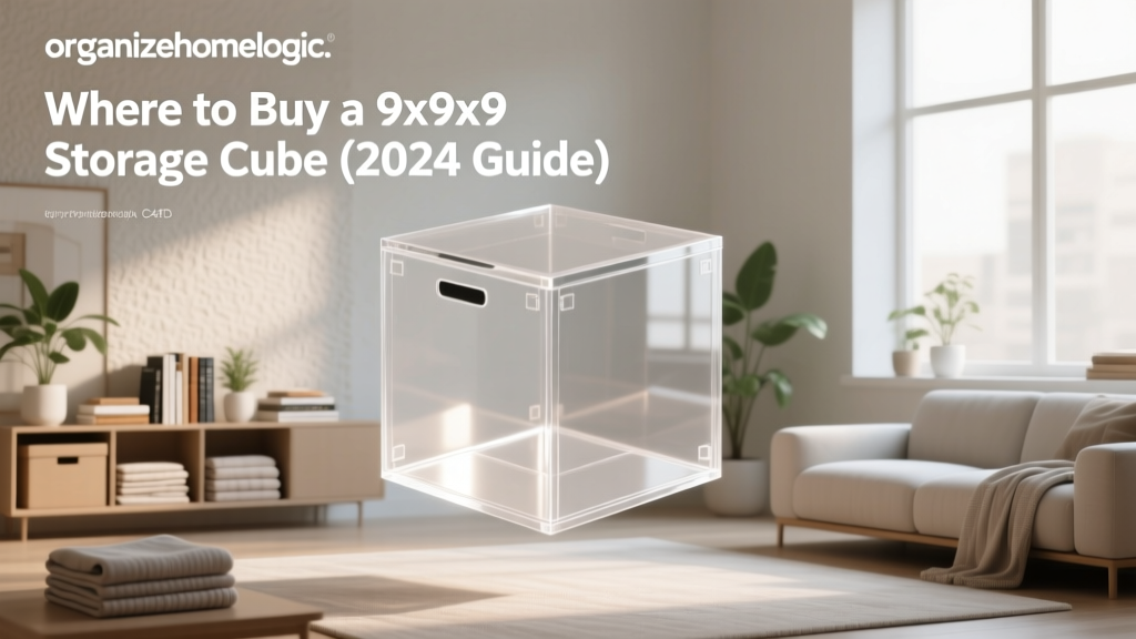 Where to Buy a 9x9x9 Storage Cube (2024 Guide)