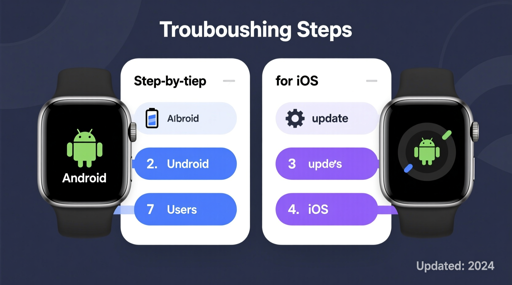why is my smartwatch screen flickering troubleshooting steps for android and ios users