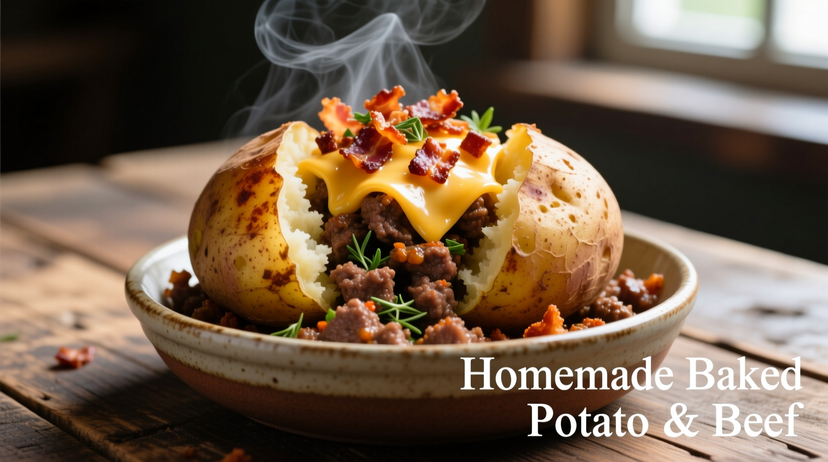 Perfect Baked Potato with Ground Beef Recipe