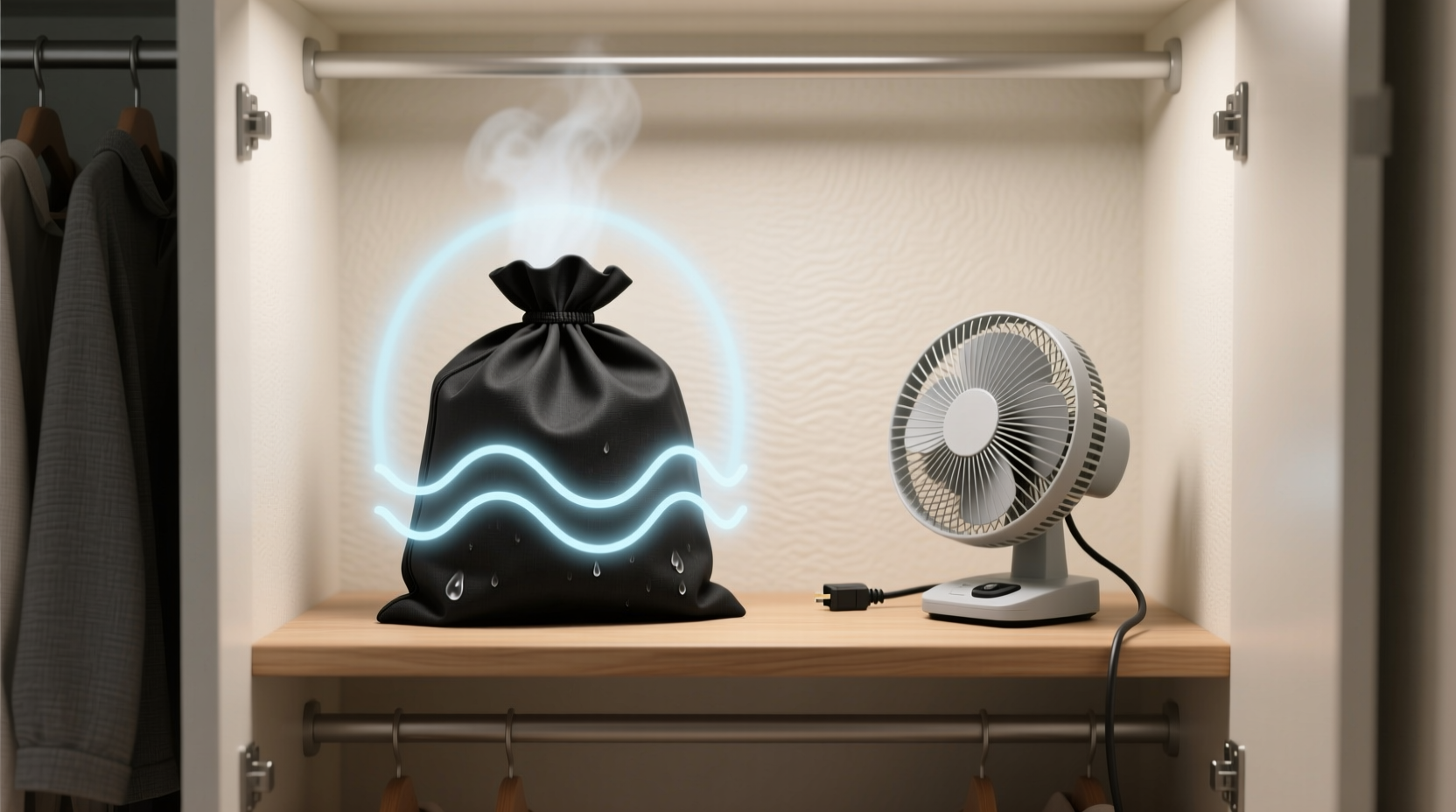 closet organization tips charcoal bags vs fans for mildew