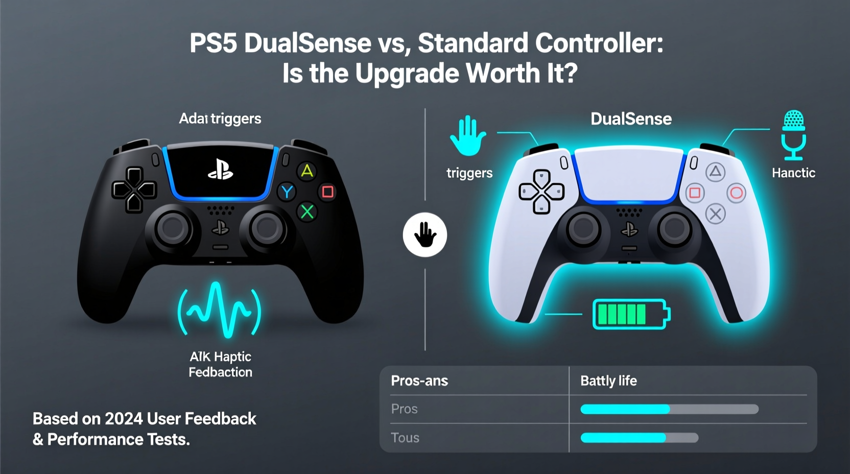is the sony ps5 controller worth upgrading from the standard model