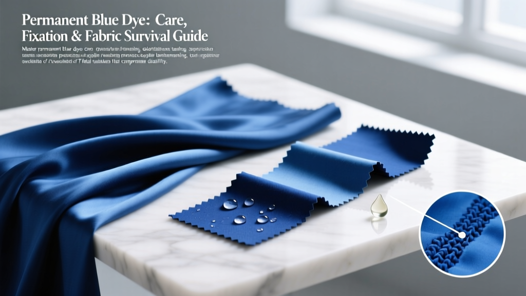 Permanent Blue Dye: Care, Fixation & Fabric Survival Guide