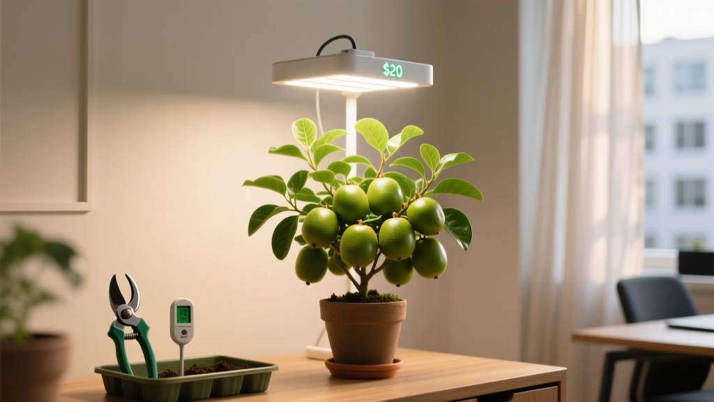 Kiwii Plants Indoors: Grow Lamp Setup & Fruit Timeline