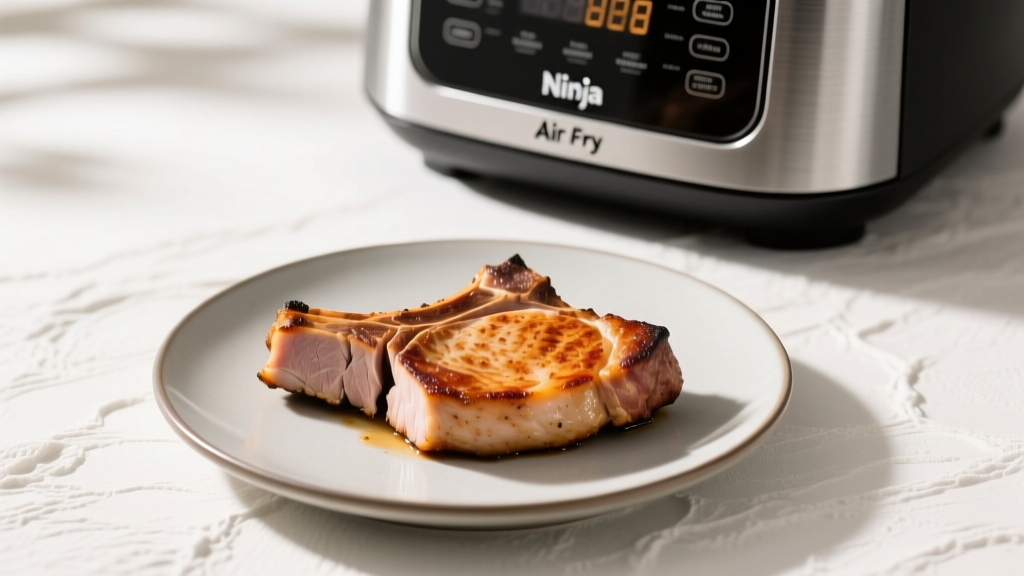 Perfect Pork Chops in Ninja Foodi Air Fry Oven