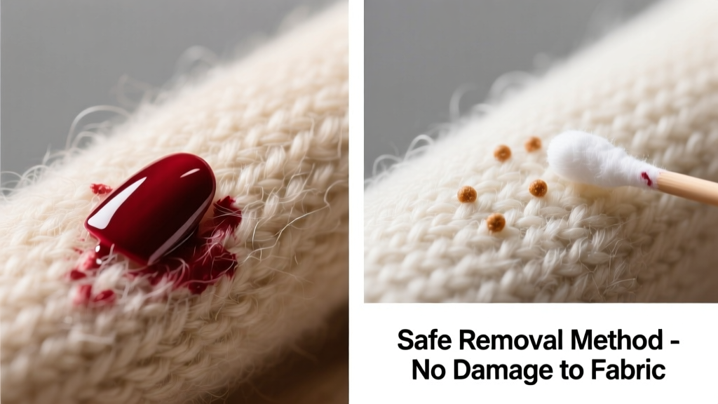 How to Remove Nail Polish from Wool Safely