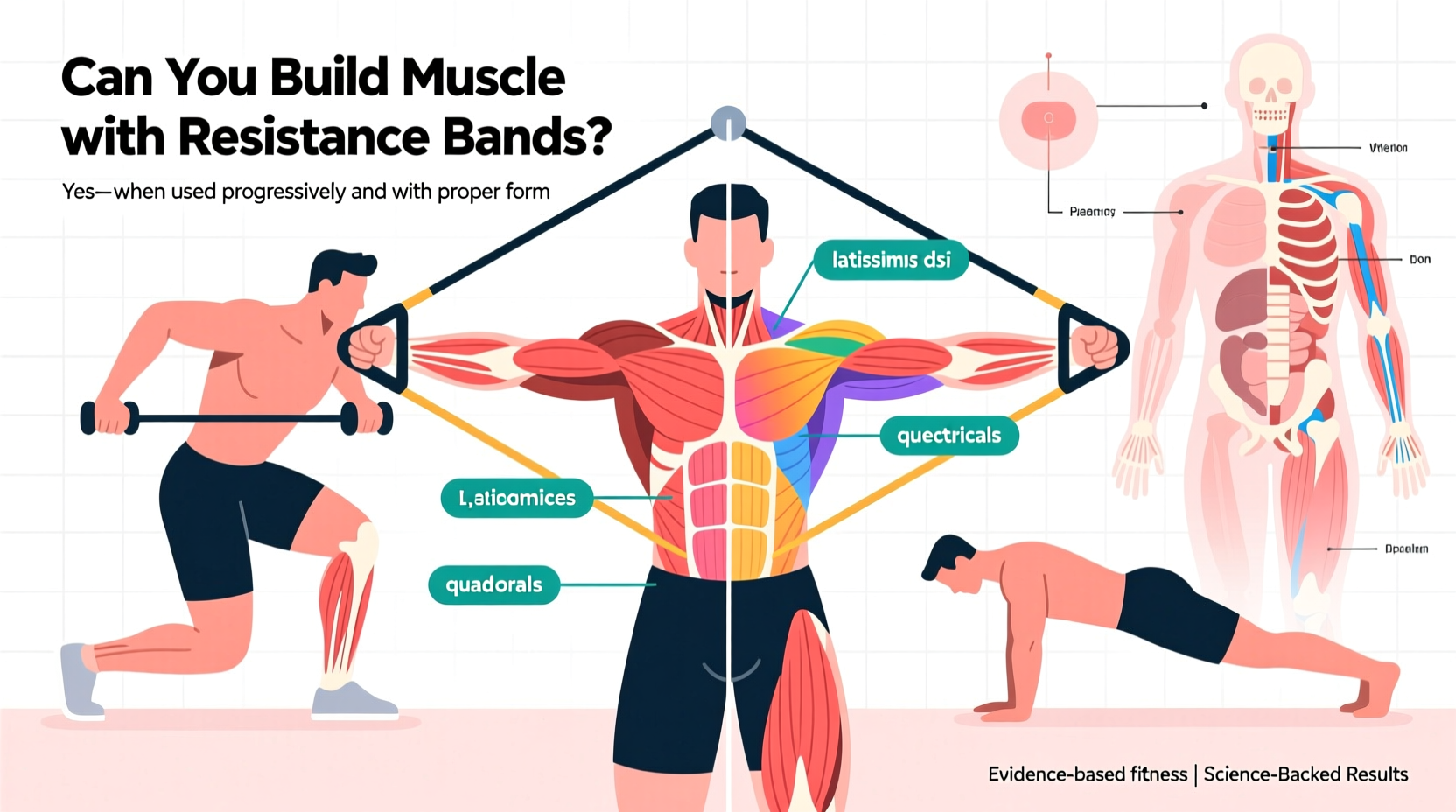 can you really build muscle with resistance bands alone or is it a myth