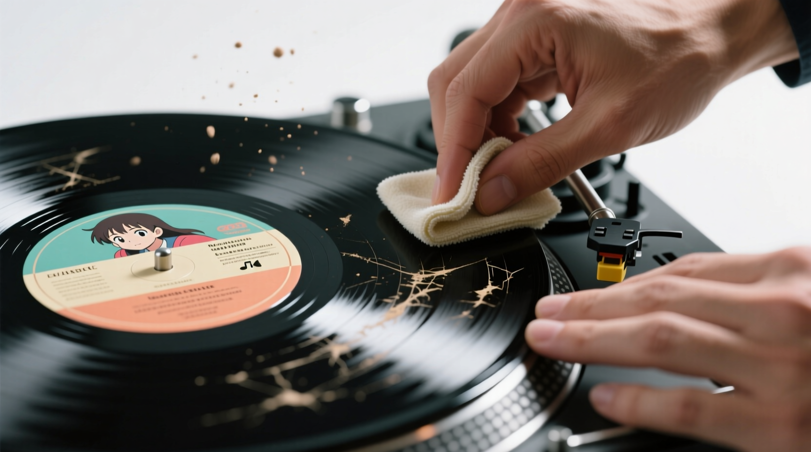 eco friendly scuff removal for vinyl anime records