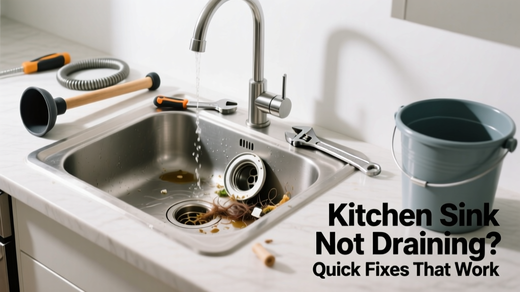 Kitchen Sink Not Draining? Quick Fixes That Work