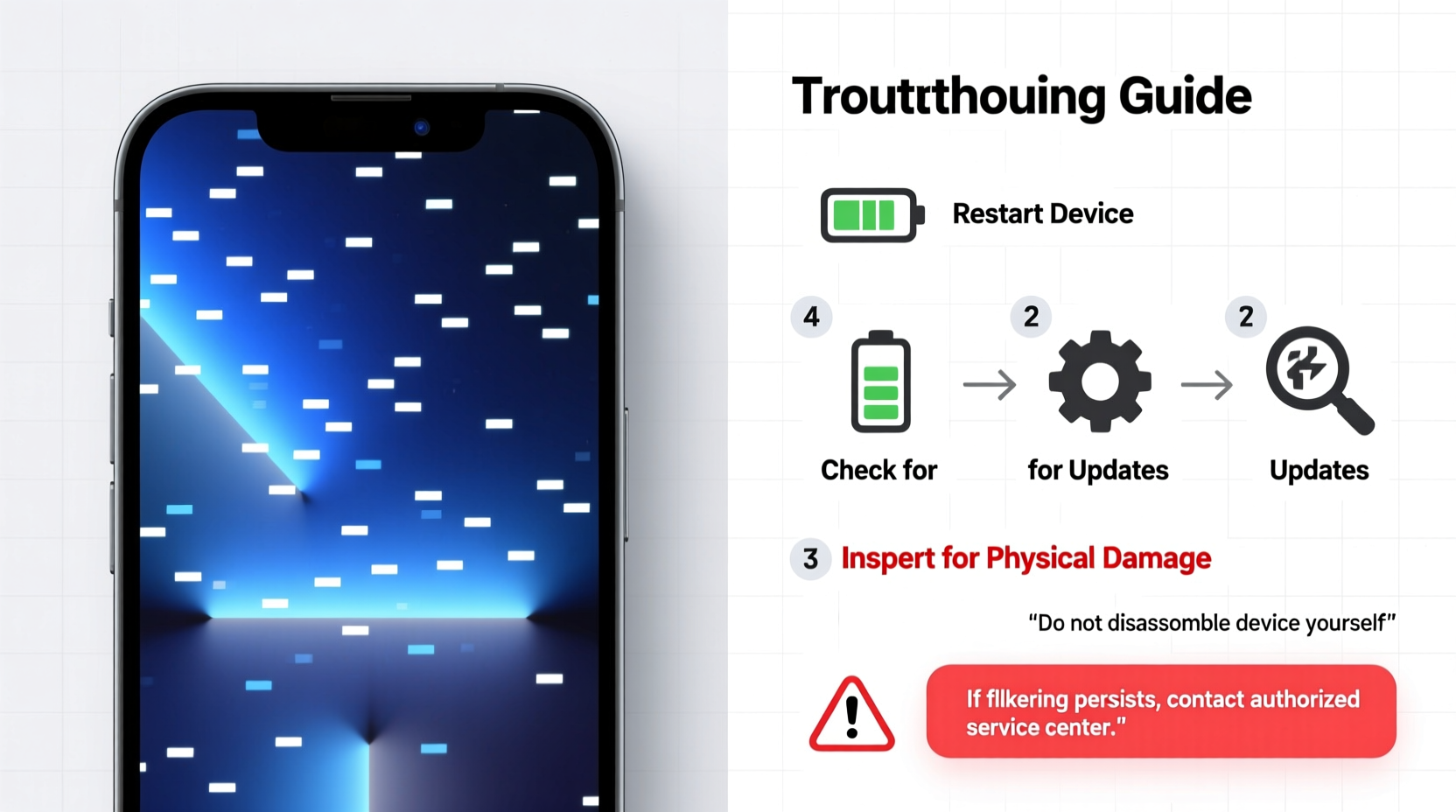 why is my phone screen flickering and how to fix it before it gets worse