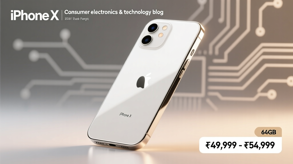 iPhone X 64GB Price in India 2024: ₹8,999–₹14,500