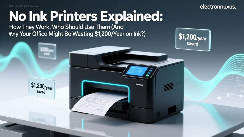 No Ink Printers Explained: How They Work, Who Should Use Them (And Why Your Office Might Be Wasting $1,200/Year on Ink)