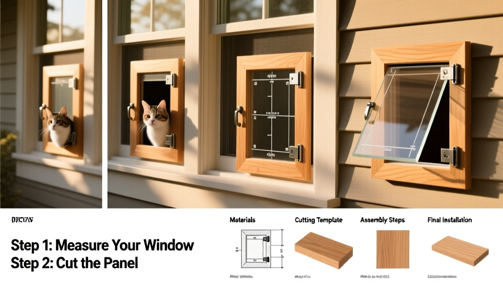 5 DIY Cat Doors for Windows You Can Make Today