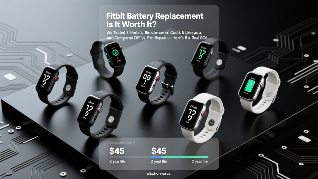 Fitbit Battery Replacement Is It Worth It? We Tested 7 Models, Benchmarked Costs & Lifespan, and Compared DIY vs. Pro Repair — Here’s the Real ROI