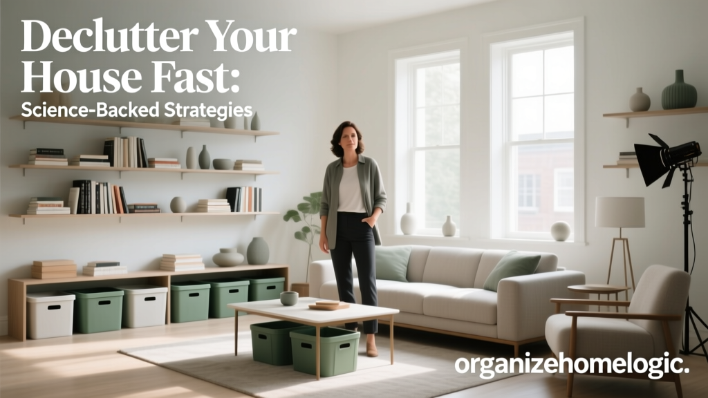Declutter Your House Fast: Science-Backed Strategies