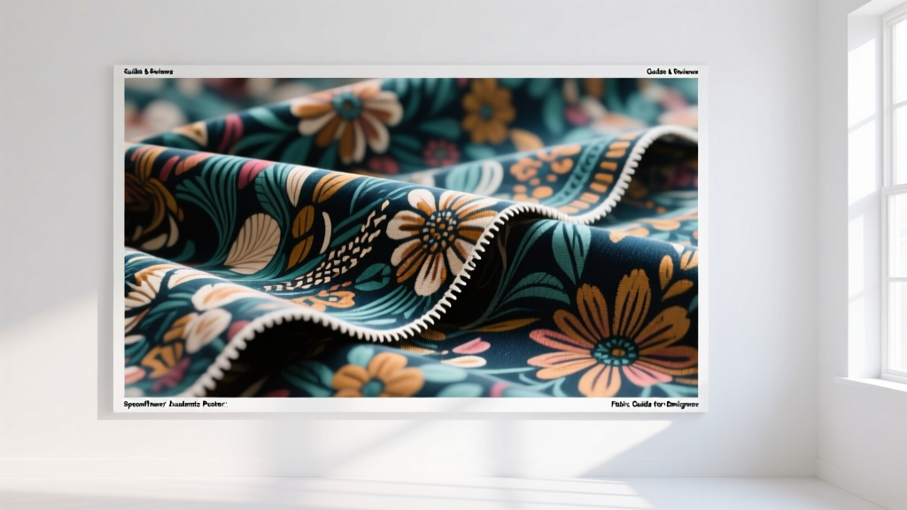 Spoonflower Academic Poster: Fabric Guide for Designers