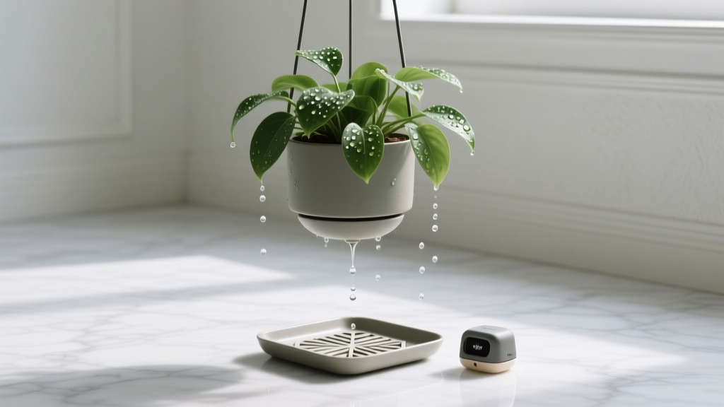 Indoor Hanging Planter Water Drip & Pest Control