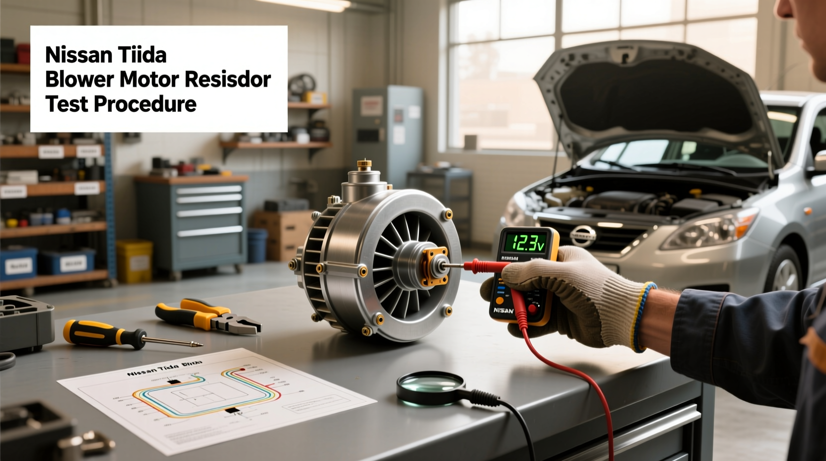 How to choose blower motor resistor for nissan tiida,How to test a Nissan blower motor resistor?