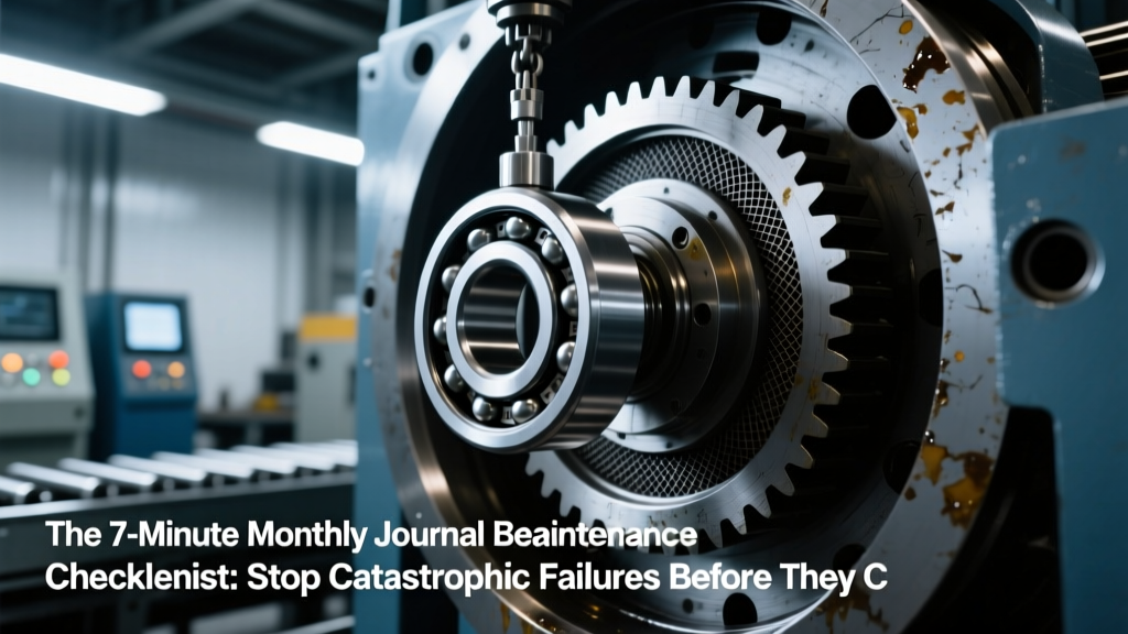 7-Minute Journal Bearing Maintenance Checklist