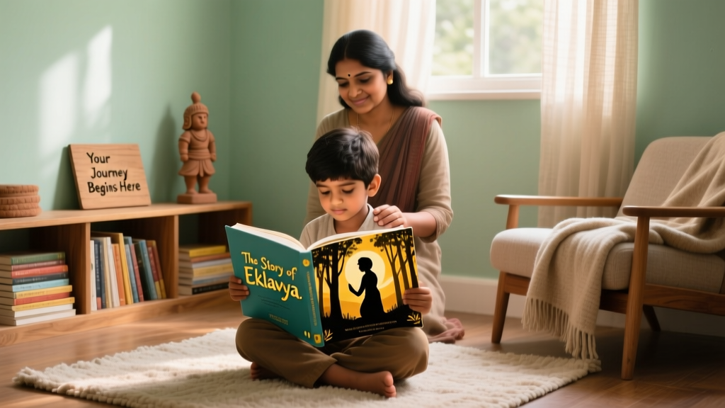 The Story of Eklavya for Your Kid: A Timeless Lesson in Discipline, Respect, and Self-Belief