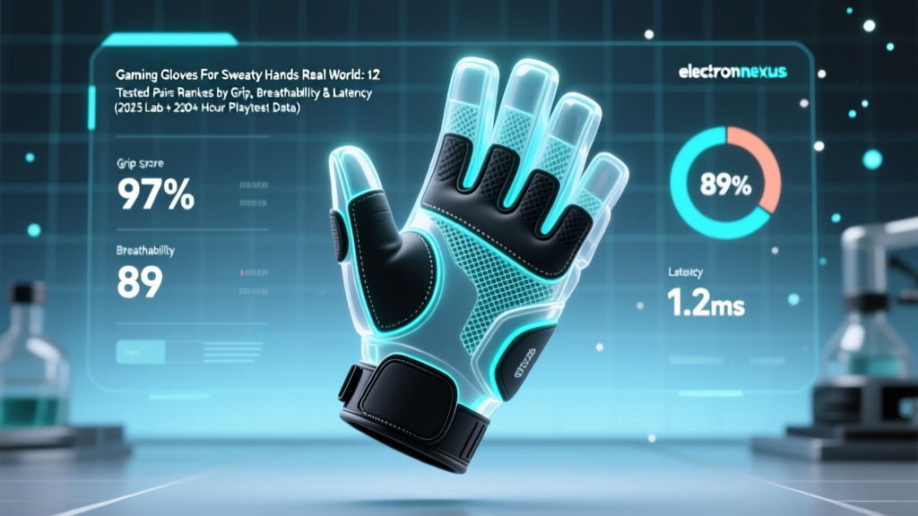 Gaming Gloves For Sweaty Hands Real World: 12 Tested Pairs Ranked by Grip, Breathability & Latency (2025 Lab + 200+ Hour Playtest Data)