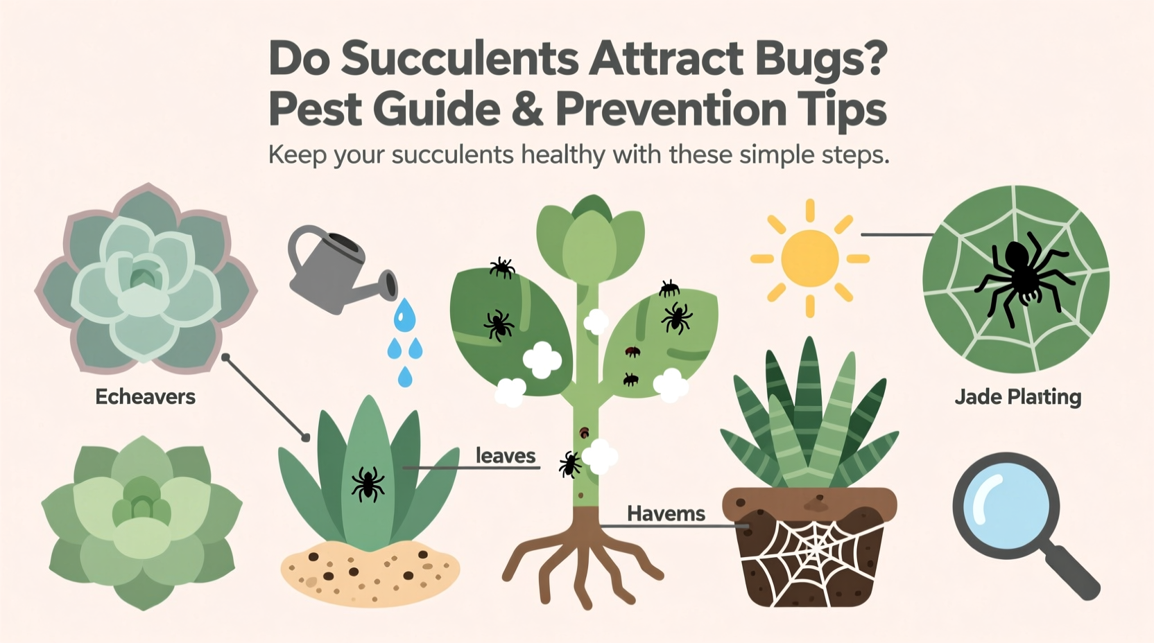 5 Bugs Attacking Your Succulents | TheHomeSprouts