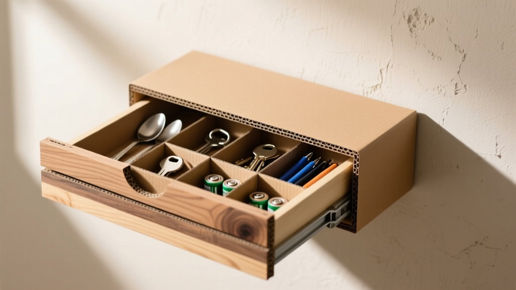 DIY Drawer Organizer: Cardboard or Wood Guide
