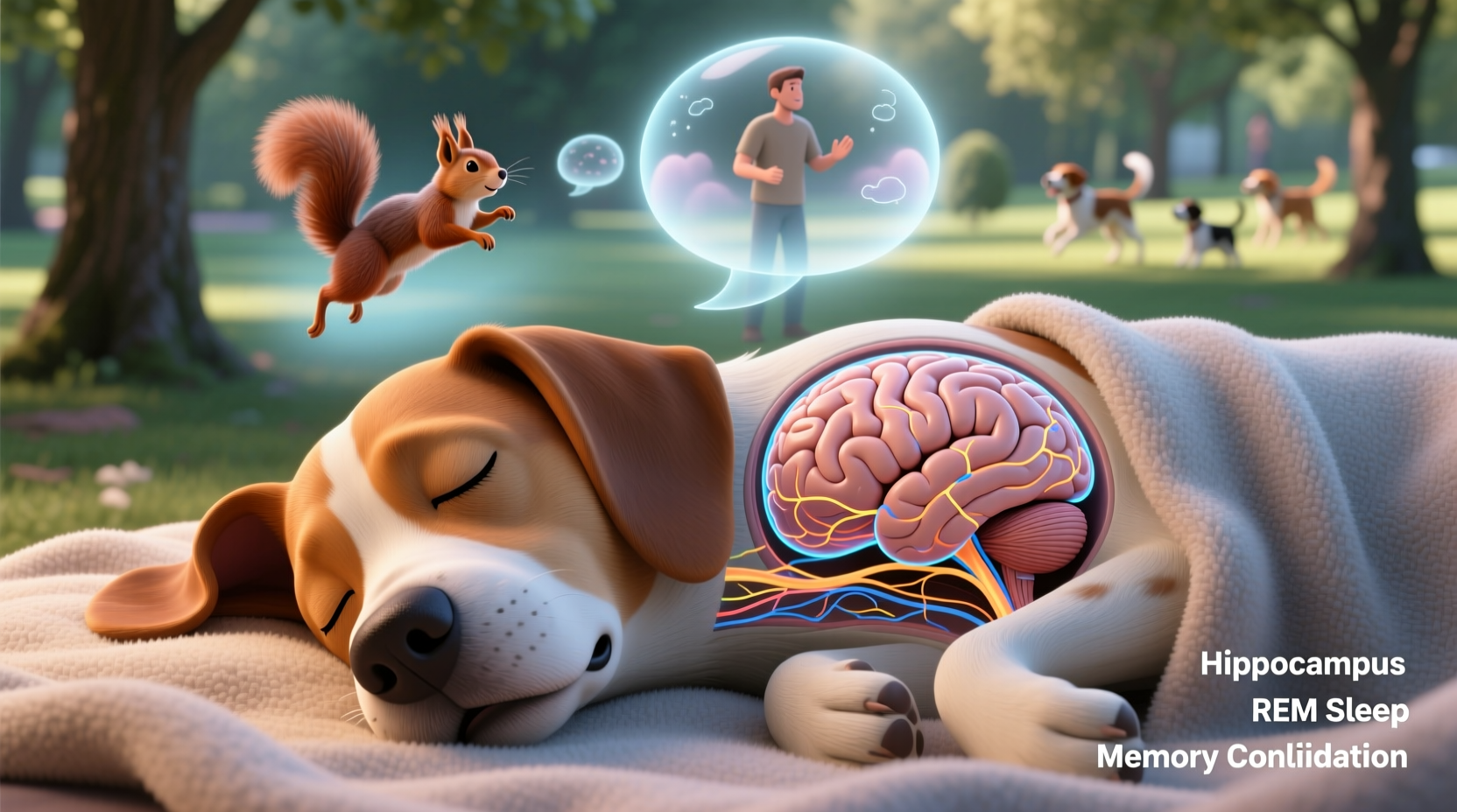 why do dogs dream and what are they dreaming about according to science